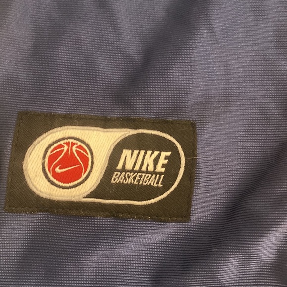 Nike basketball singlet vintage no tag navy with white swoosh in middle - Picture 4 of 7